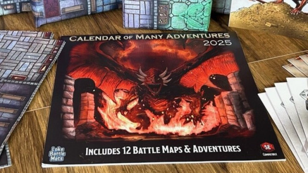 Grab Loke BattleMats Calendar Of Many Adventures 2025 Soon