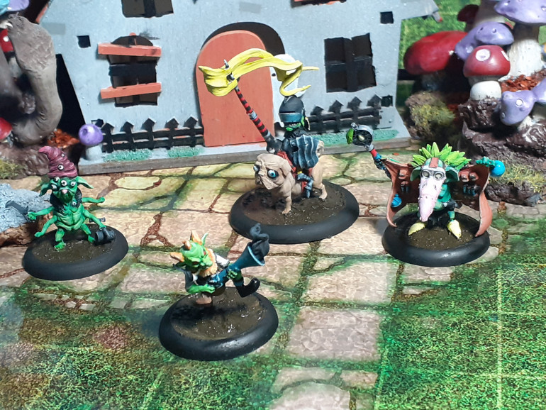 The goblins ready to cause mayhem and mischief in a three player game this sunday