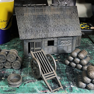 My Guide to painting Aged Thatch, Part 1