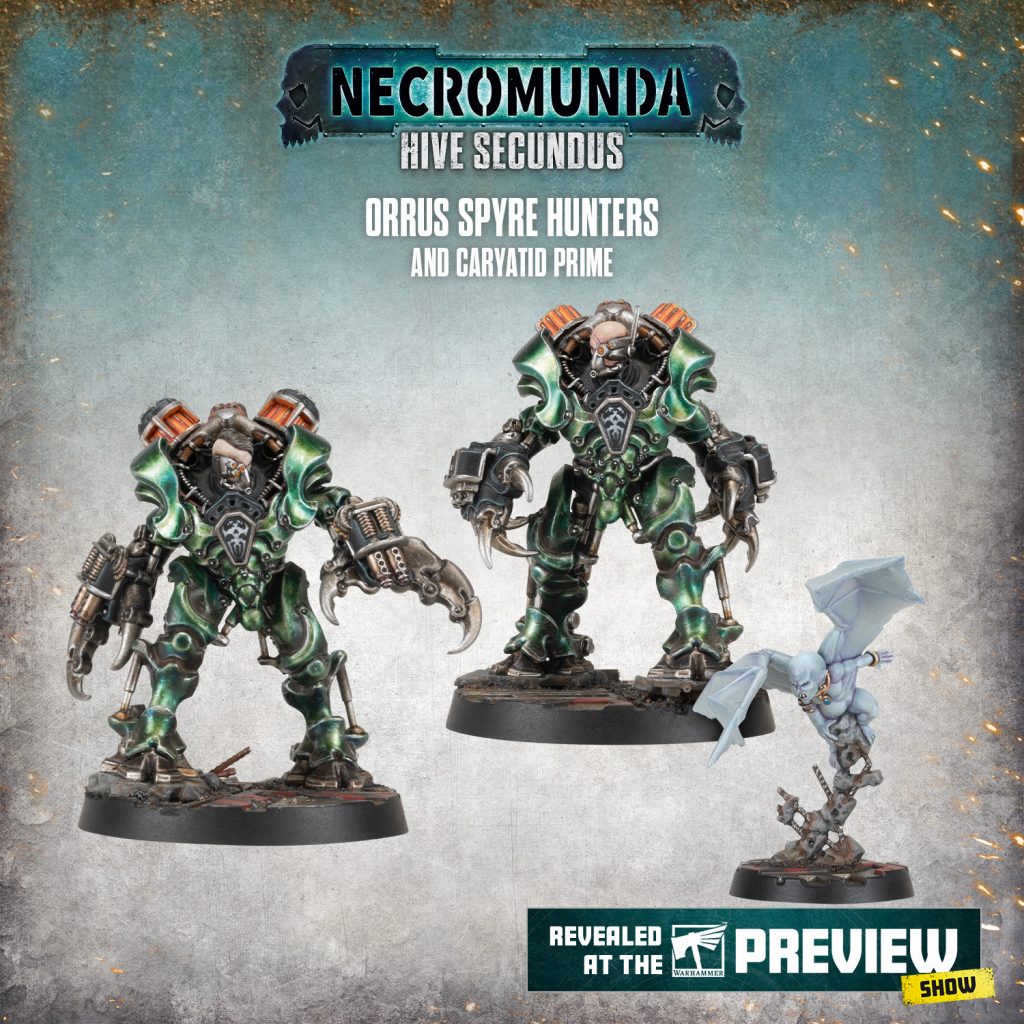 Games Workshop Necromunda: Orrus Spyre Hunters – Warhammer 40K Unassembled Unpainted Miniatures