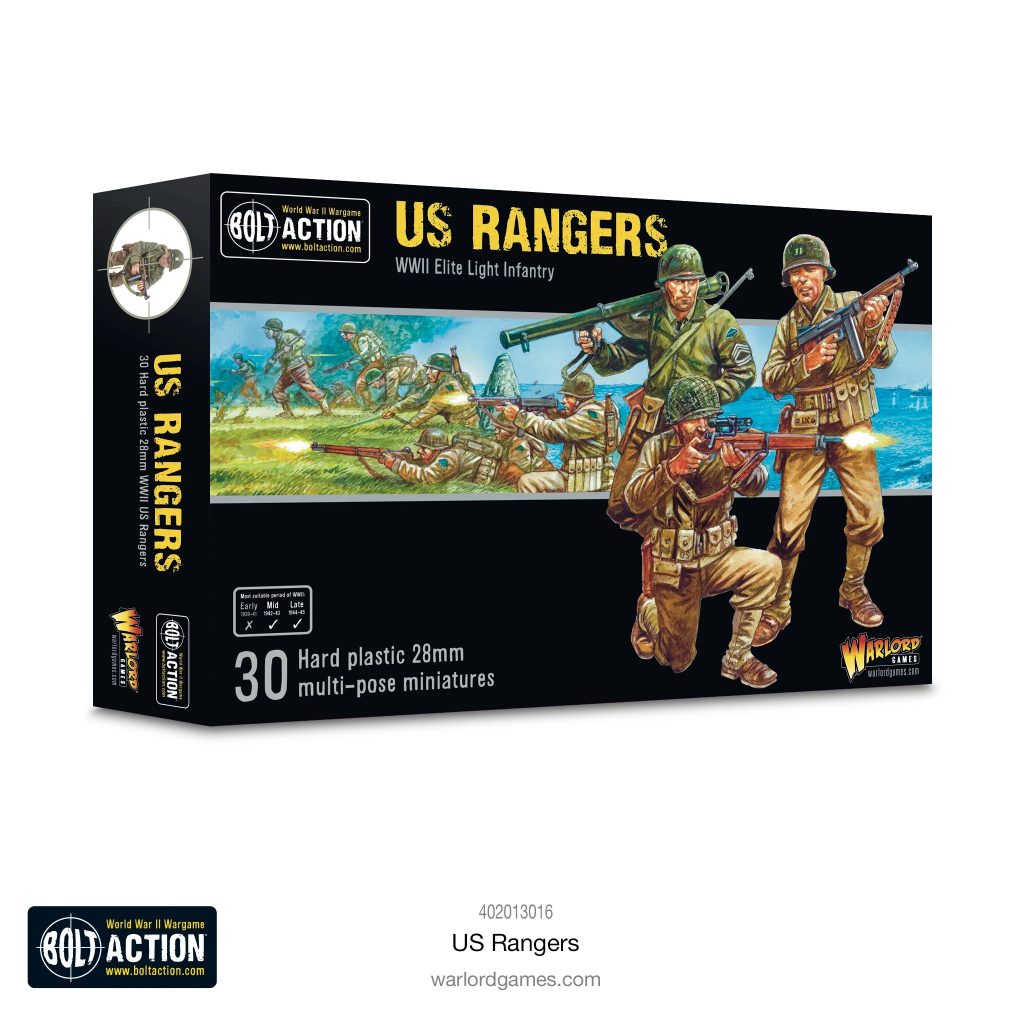 Snap Up The New US Rangers Plastic Set For Warlord’s Bolt Action ...