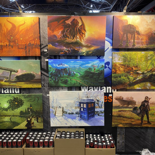 Check Out Kraken Wargames New Range Of Canvas Paintings From All Of Your Favourite Movie Franchises And Animes | Stand 2-702