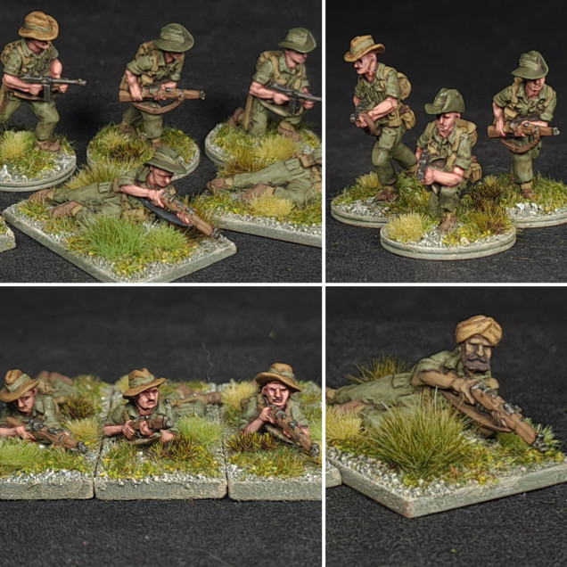 Tiger Patrols, snipers and heavy weapons.......