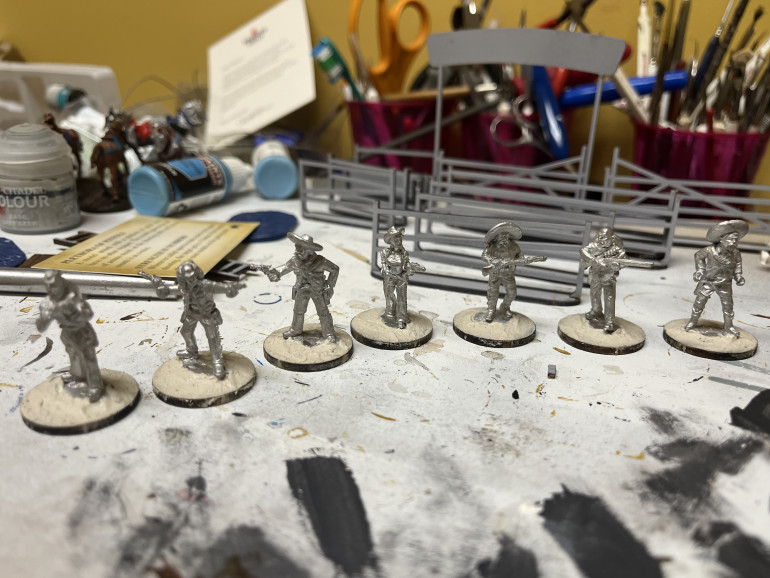 Started work on the next posse, this time the Banditos from Great Escape Games.  