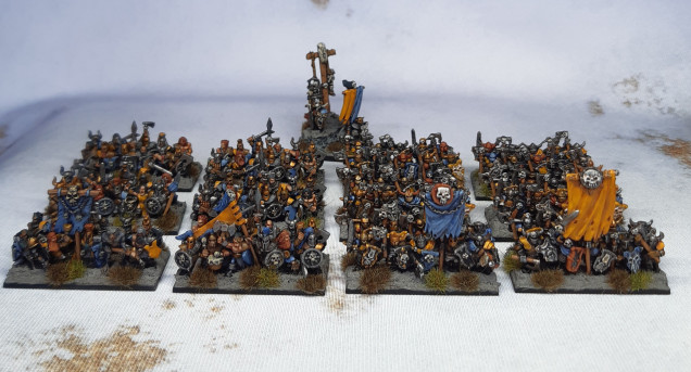 Infantry - two units of Marauders & two units of Chaos Warriors