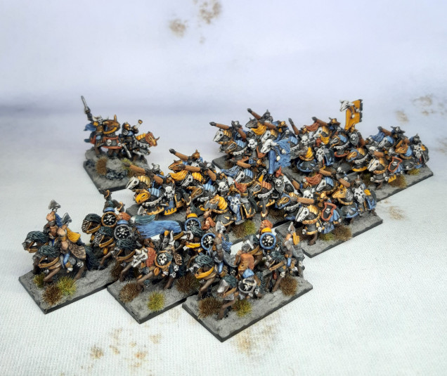 Cavalry - one unit of Marauder Horsemen & two units of Chaos Knights