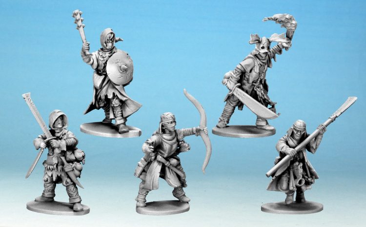 Frostgrave: Cultists III (FGVP12) - Set Di Miniature Per Wargame, Età 12+