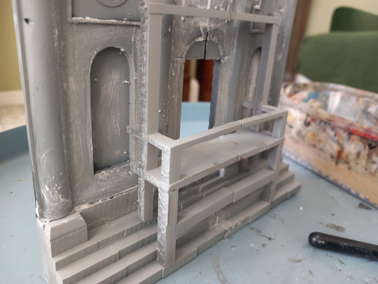 I had to design the gallows to fit right. In reality they hook a carpenter 6 hours to build and the noise kept the prisoners awake. One warder was arrested for climbing over the gallows while drunk after trying to return to work after a pub session. 