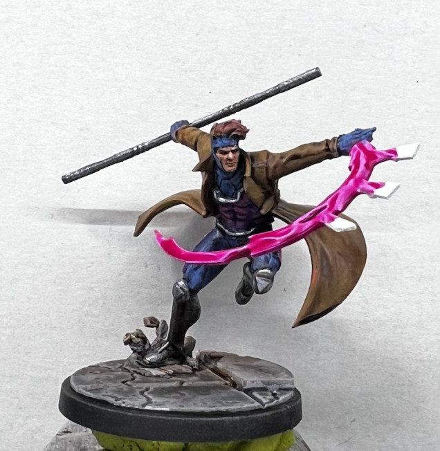 Gambit receiving paint