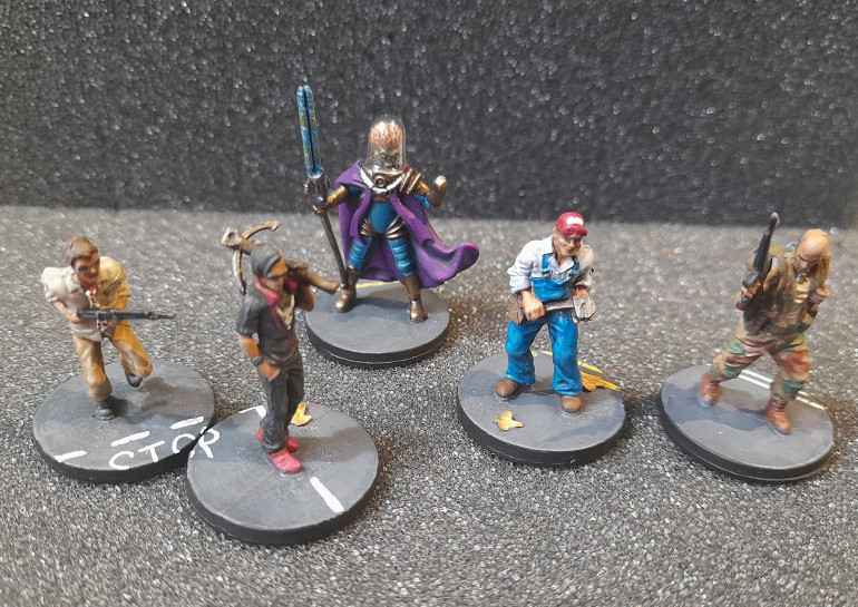 Heroes painted by a friend, based by me