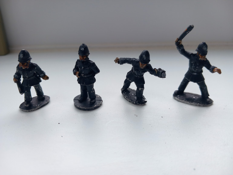 I used some bobbies from West wind as playing pieces