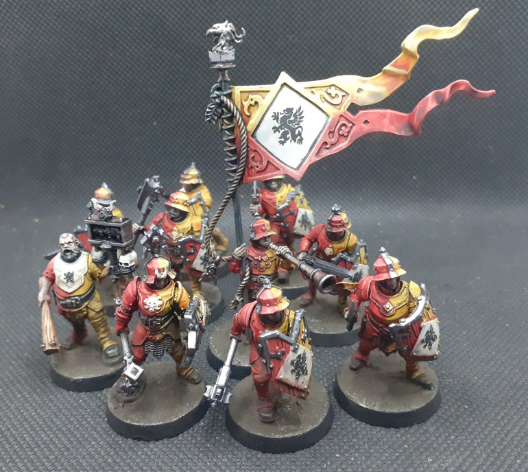 The 69th hamfists now march in the age of Sigmar bam 