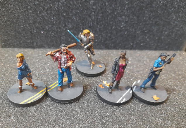 Heroes painted by a friend, based by me