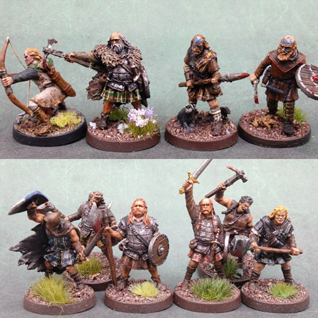 Happy with how the warband looks. No idea how it will play in game. Seems that naming them would be unnecessary, as few if any will survive. 