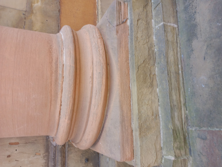 Obviously I can take a look at the front of the building for paint references and there are some different shades of sandstone 