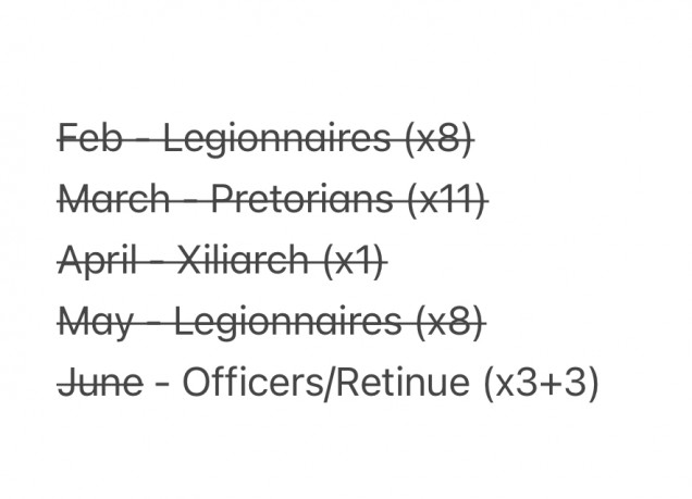 June - Legionaries