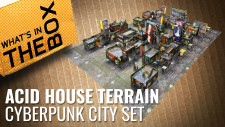 Unboxing: Cyberpunk City Foldable Worlds Terrain | Acid House Terrain