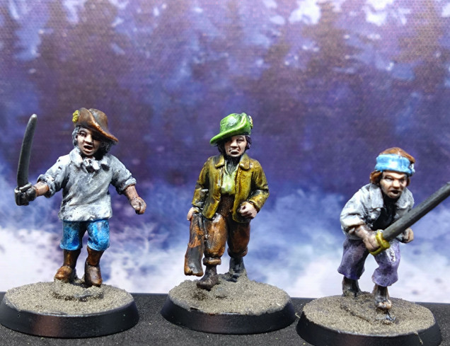 A trio of Eureka shades dwellers, who won't look out of place in Silver Bayonet either