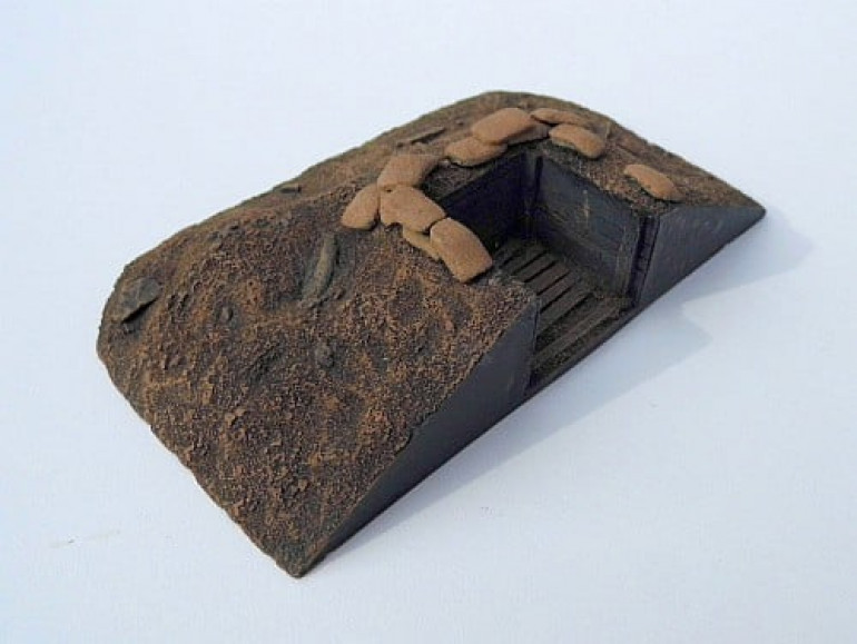 Original Trench End Section 28-TR05 product from Ironclad Miniatures.