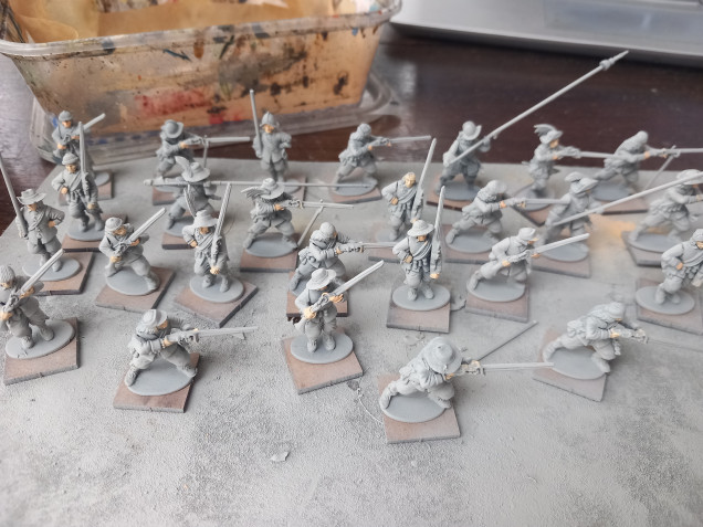 A few years ago I did some work for the National civil war centre snd while there nabbed some free warlord games minis. After digging them out I thought I'd put them to good use