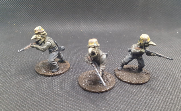 Some regular infantry