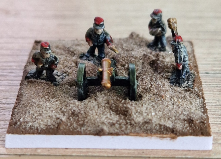 A bit more work on the artillery