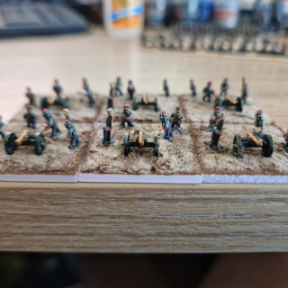 A bit more work on the artillery