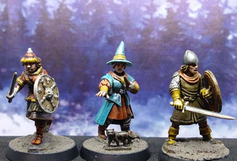 A couple more Frostgrave ladies with an Oathmark elf