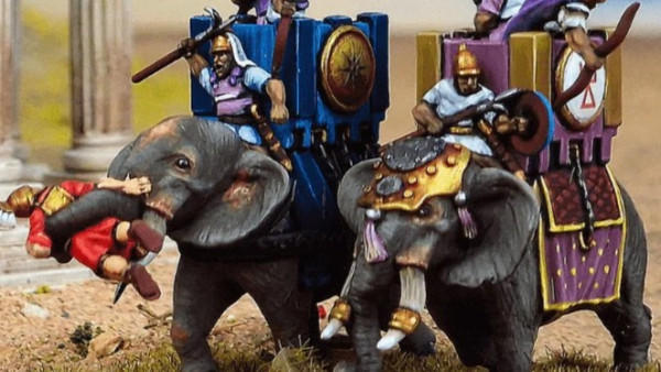 Angry Elephants Charge Into Warlord’s Hail Caesar Epic Battles