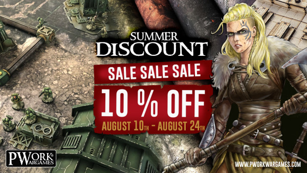 PWork Wargames Summer Sale Coming Soon!