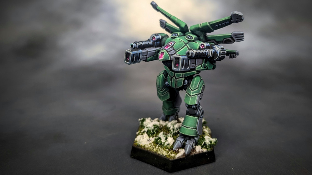 Elmir paints BattleTech