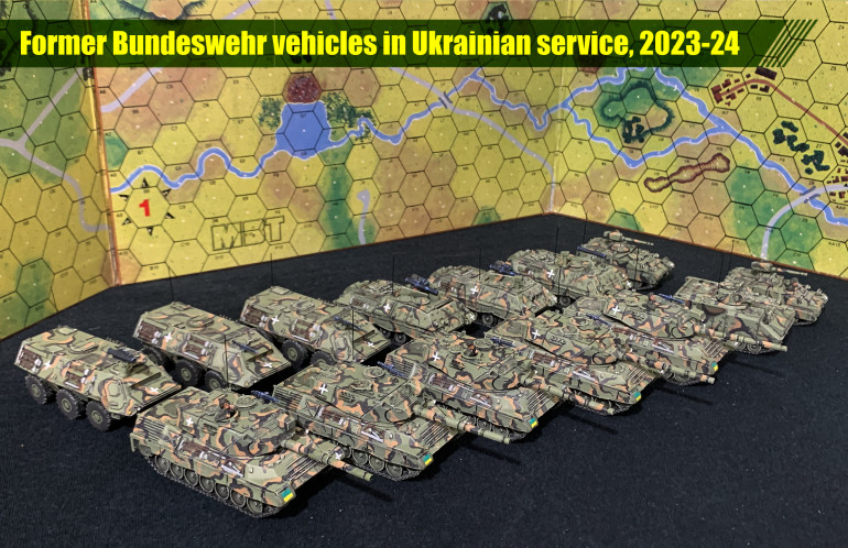 Former Bundeswehr - Ukrainian AFVs 2023-24