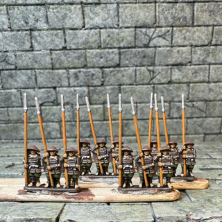 Painting up 10mm Samurai & Ashigaru