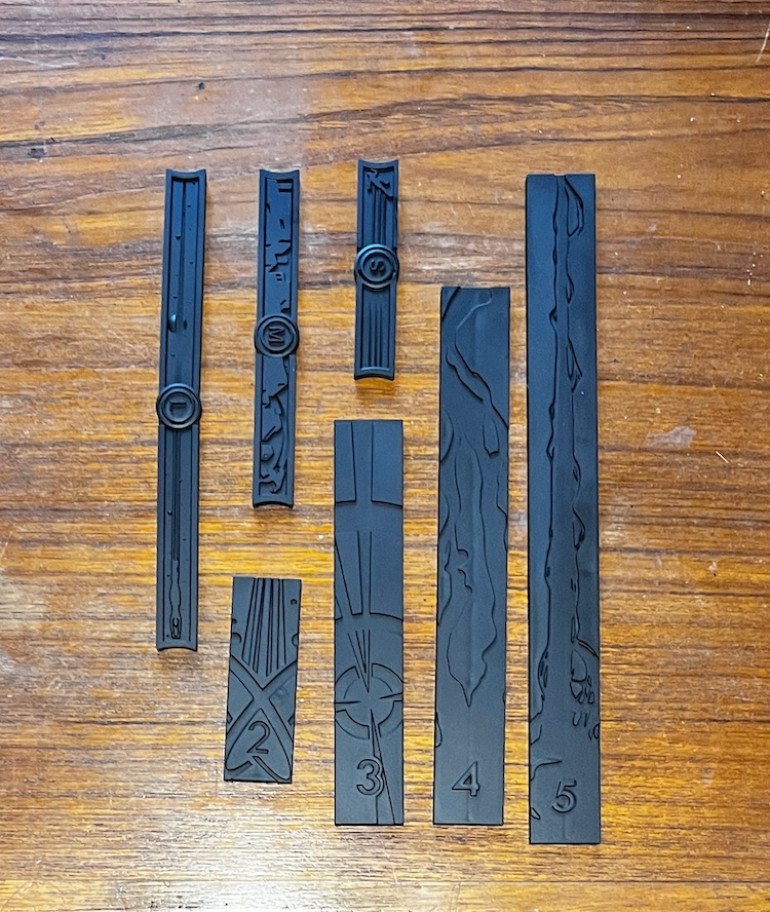 Another set of rulers to paint!  Is it sad that I'm excited?