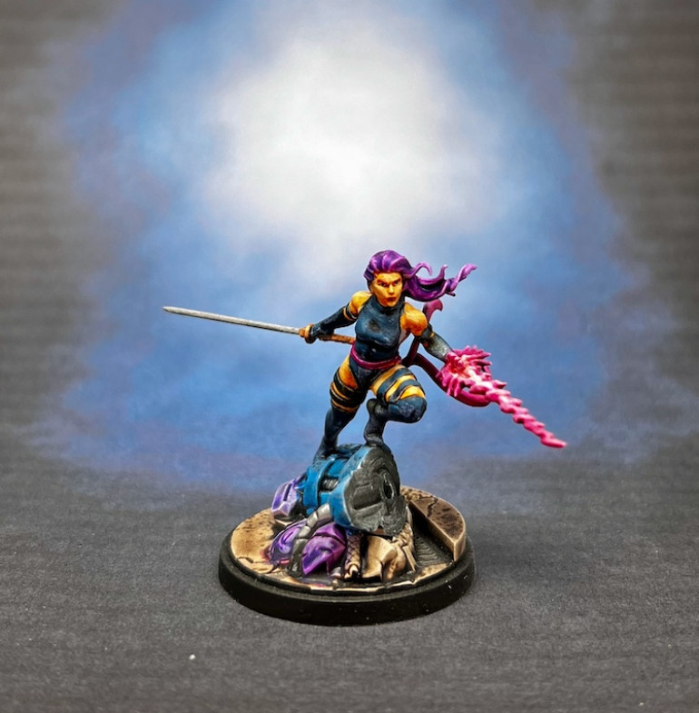 Psylocke Is Painted and Deadly