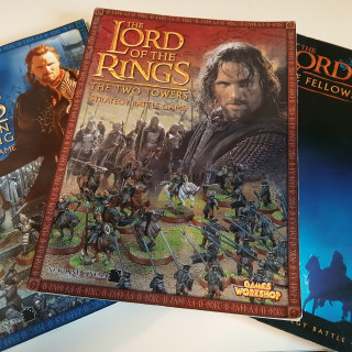 Signed 1st Edition Lord of the Rings Strategy Battle Game rule books.