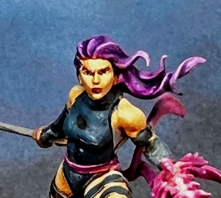 Psylocke Is Painted and Deadly