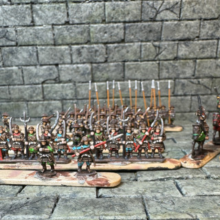 Painting up 10mm Samurai & Ashigaru