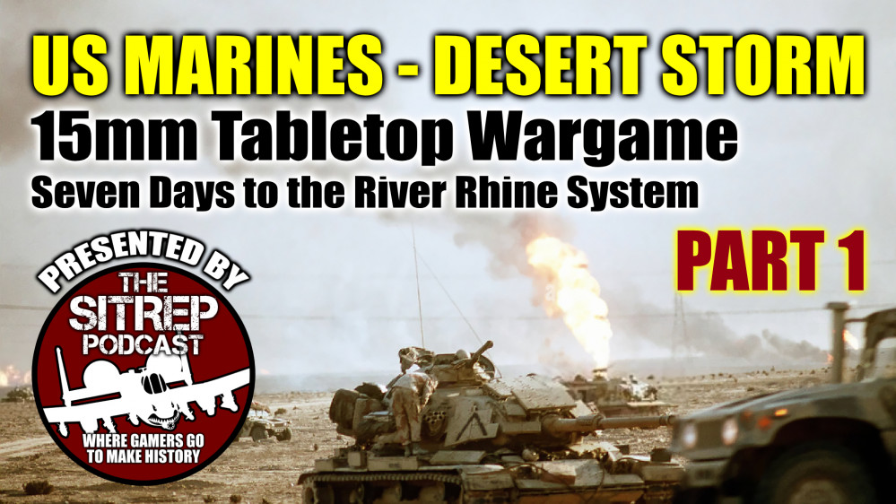 Desert Storm 1991 - 15mm Wargame Video