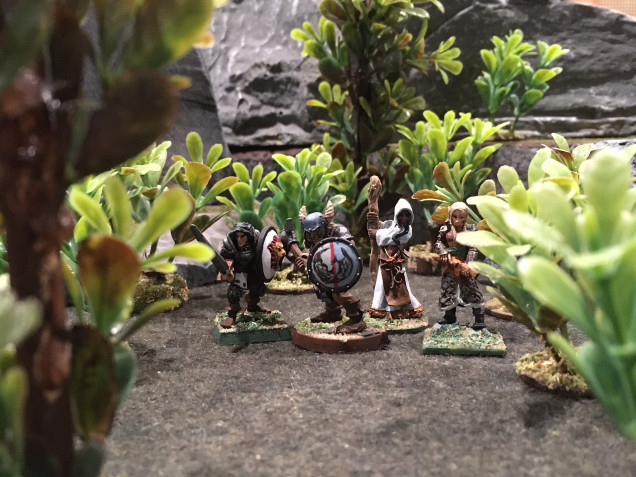 Some adventurers lost in the jungle. They don't realize it's dollar store stuff, or they'd be more scared.