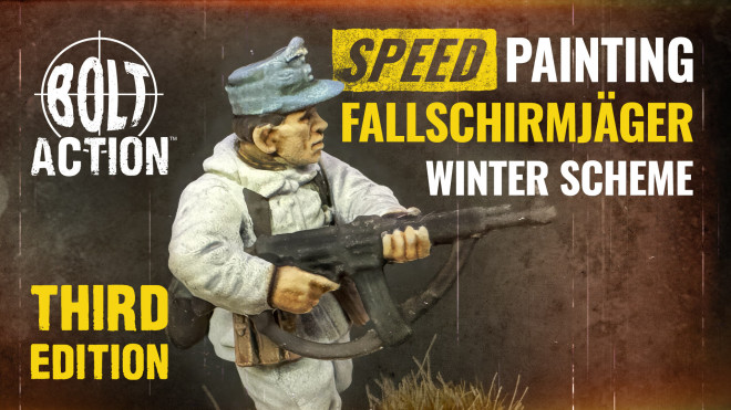 How To Paint WW2 Winter Fallschirmjäger Infantry For Bolt Action 3rd Edition