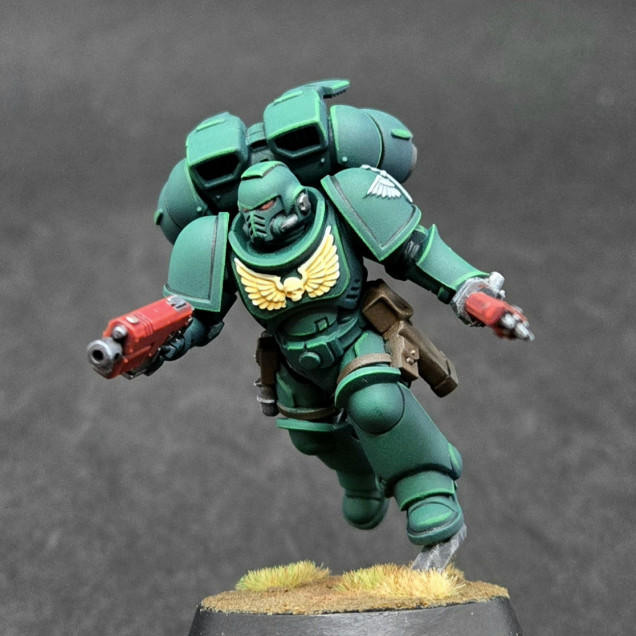 Dark Angles jump pack intercessors