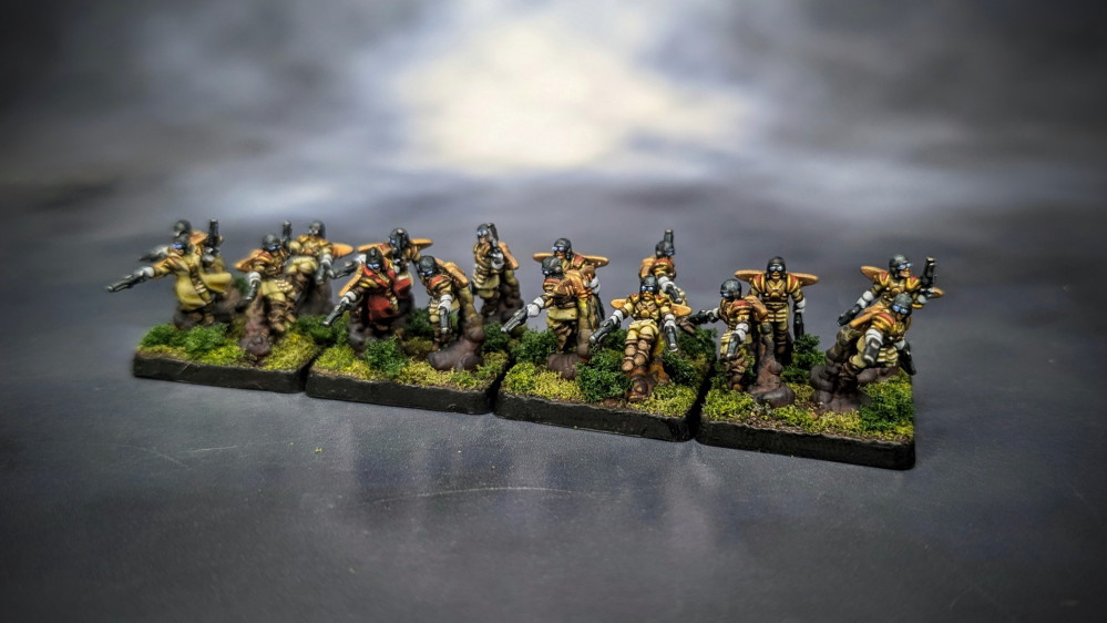 Elmir paints Armoured Clash: Land warfare in the Dystopian Age.