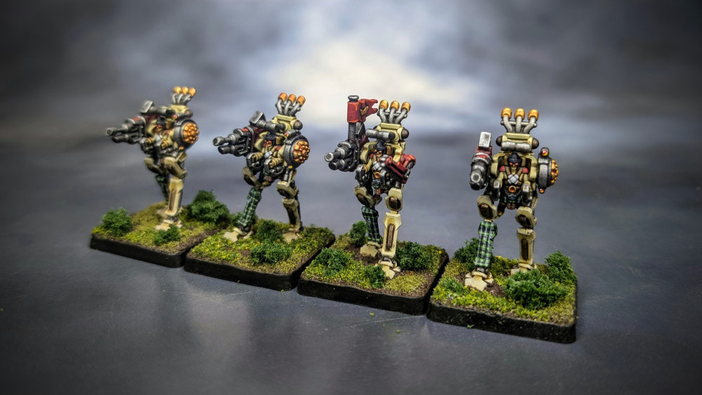 Elmir paints Armoured Clash: Land warfare in the Dystopian Age.