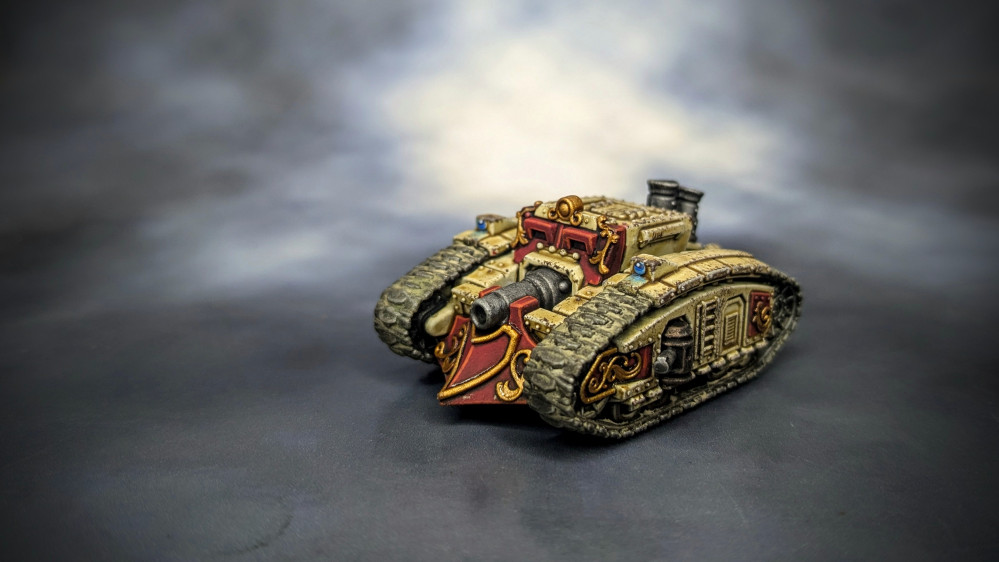 Elmir paints Armoured Clash: Land warfare in the Dystopian Age.