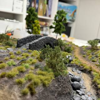 7: Adding grass and vegetation - Board#1