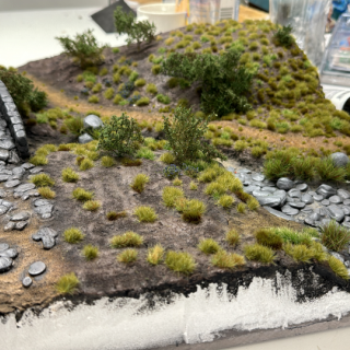 7: Adding grass and vegetation - Board#1