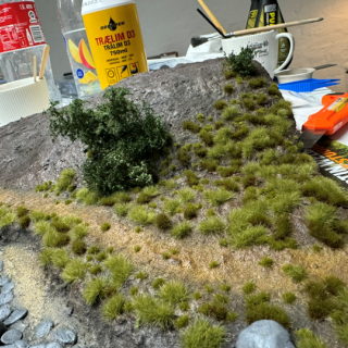 7: Adding grass and vegetation - Board#1