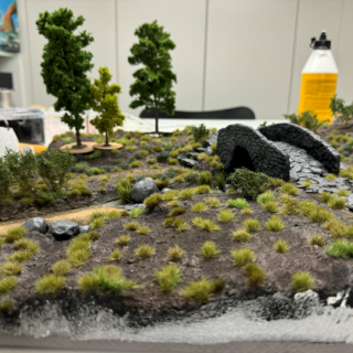 7: Adding grass and vegetation - Board#1