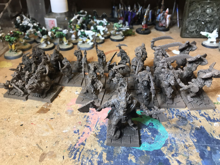 21 Oct 2018: Leather Brown Orcs... and goblins, etc. etc.